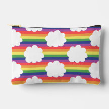 Arc-en-ciel avec nuages