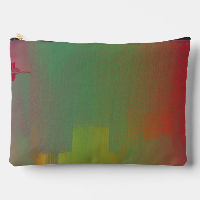 Pochette À Accessoires arc-en-ciel bogué (Recto)