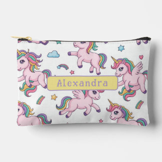 Pochette À Accessoires Arc-en-ciel Licorne Mignonne