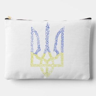 Pochette À Accessoires Armoiries de l'Ukraine trident motif de la spirale