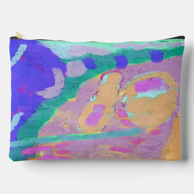Pochette À Accessoires Art Abstrait original (Recto)