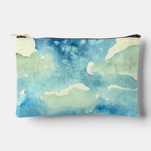 Pochette À Accessoires Art Aquarelle Nuages (Recto)