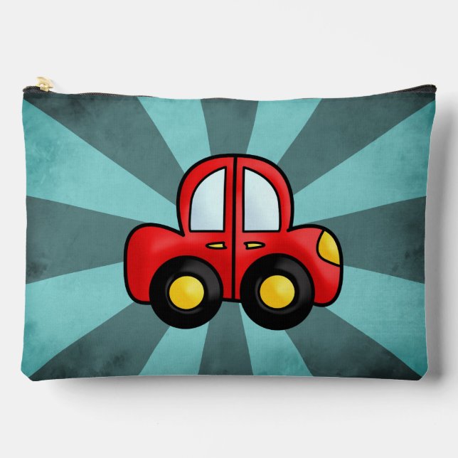 Pochette À Accessoires Art Automobile Classique Impression Automobile Rét (Recto)