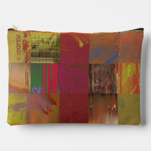 Pochette À Accessoires Art de pannes de mélangeur de mots Données Corromp