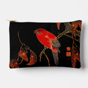 Pochette À Accessoires Art du perroquet rouge