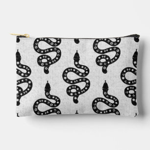 Pochette À Accessoires Art folklorique texturé grunge sorcière serpent no