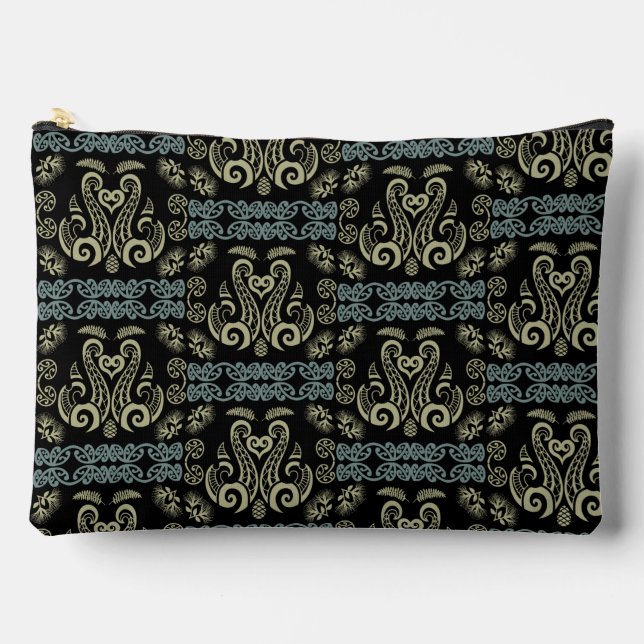 Pochette À Accessoires Art maori néo-zélandais (Recto)