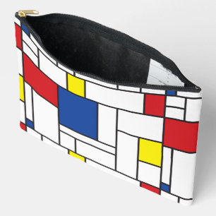 Pochette À Accessoires Art Moderne Géométrique Minimaliste De Stijl Mondr