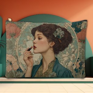 Pochette À Accessoires Art Nouveau Fleur Éternelle
