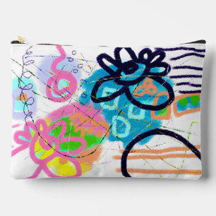 Pochette À Accessoires Art numérique abstrait original