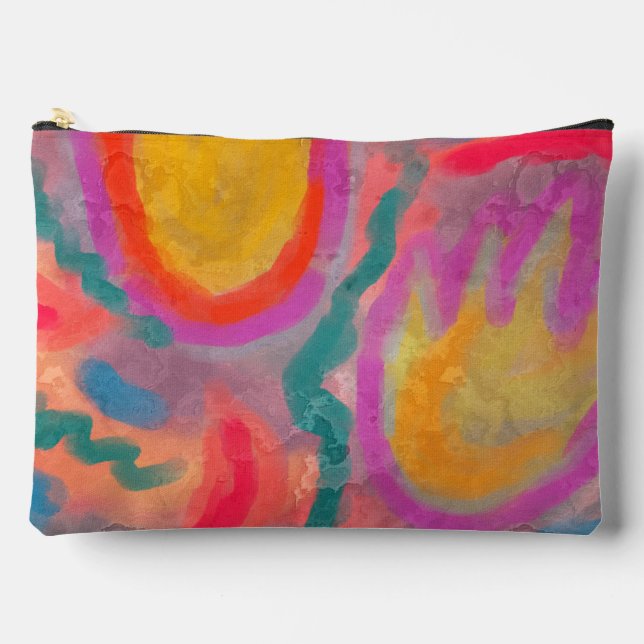 Pochette À Accessoires Art numérique Abstrait original (Recto)