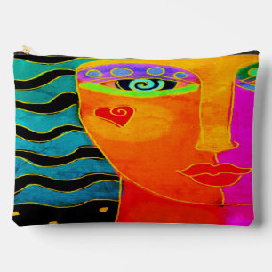 Pochette À Accessoires Art numérique Abstrait original