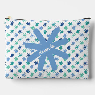 Pochette À Accessoires Astérisque Chic S Couleurs Océaniques - Blanc Modi