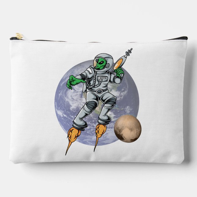 Pochette À Accessoires astronaute alien (Recto)