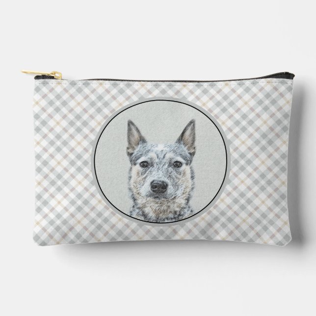 Pochette À Accessoires Australian Cattle Dog Blue Heeler Original Chien A (Recto)
