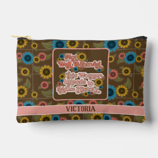 Pochette À Accessoires Autonomisation des femmes dans les années 60 rétro