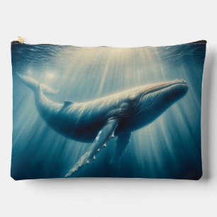 Pochette À Accessoires baleine côtière/marine