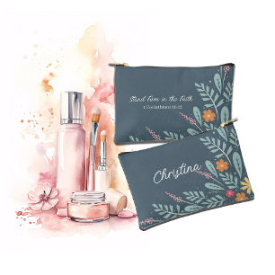 Pochette À Accessoires Basé sur la foi – 1 Corinthiens 16:13