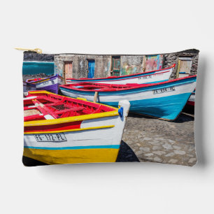 Pochette À Accessoires Bateaux de pêche colorés, Cap-Vert