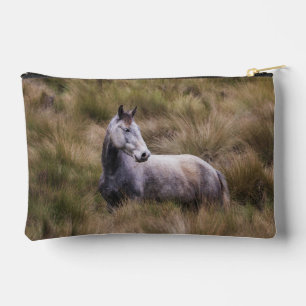 Pochette À Accessoires Beau Cheval Gris Colore
