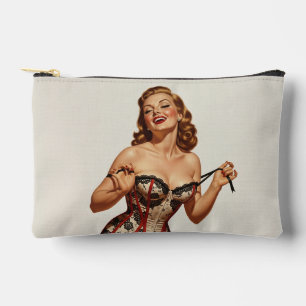 Pochette À Accessoires Beauté des épingles rétro 50's