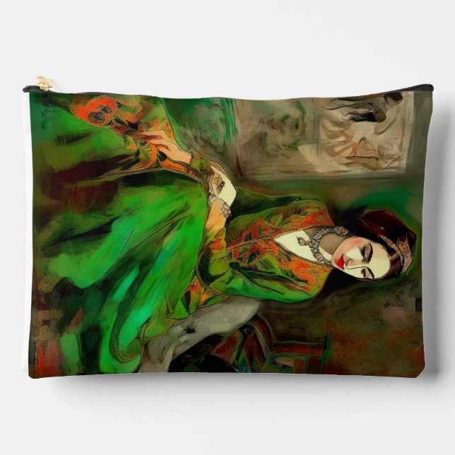 Pochette À Accessoires Beauté en vert (Recto)