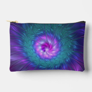 Pochette À Accessoires Beauté florale abstraite Art fractal coloré Fleur