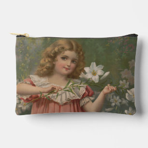 Pochette À Accessoires Beautés de Pâques, Illustration Vintage, 1898