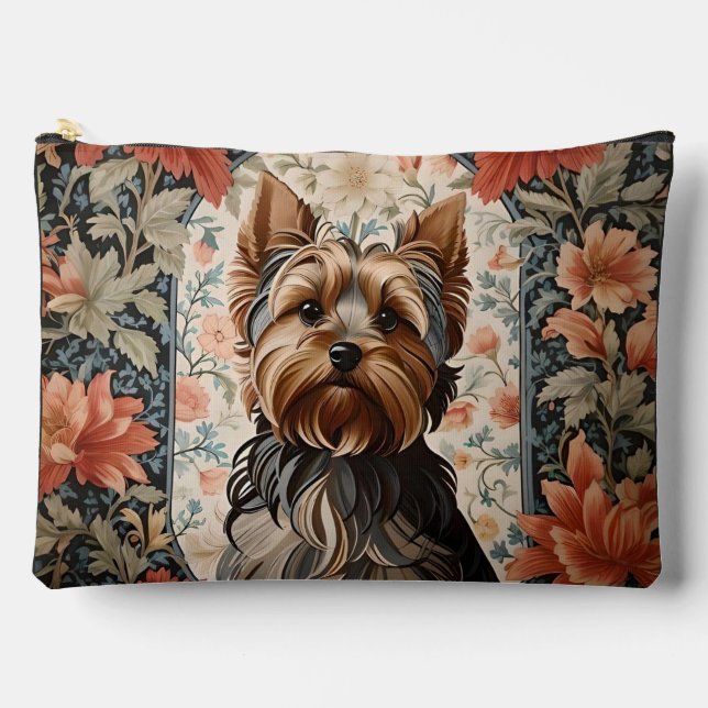 Pochette À Accessoires Beautiful Yorkie | Yorkshire Terrier Portrait (Recto)