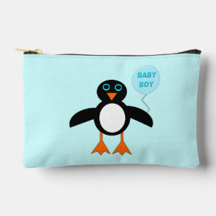 Pochette À Accessoires Bébé Bleu mignon Pingouin Garçon