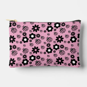 Pochette À Accessoires Bébés coccinelle rose mignonne