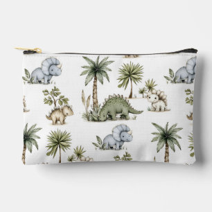 Pochette À Accessoires Bébés dinosaures aquarelle mignons