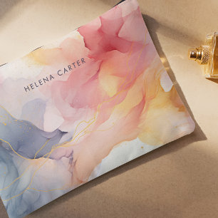 Pochette À Accessoires Belle femme Abstraite rose