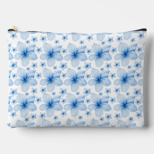 Pochette À Accessoires Belle Fleur Bleue Motif sans couture