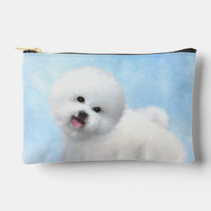 Pochette À Accessoires Bichon Frise Tenerife Peinture Blanc Cute Chien Ar