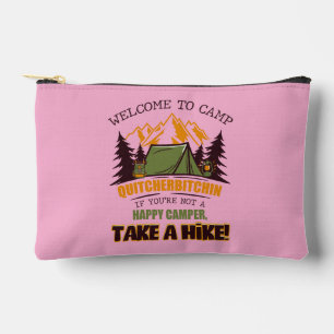Pochette À Accessoires Bienvenue au camp Quitcherbitchin, joyeux campeur