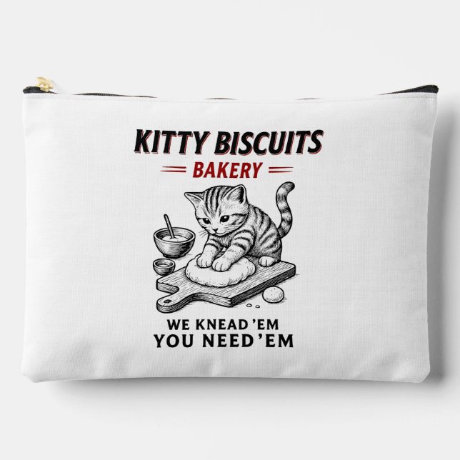 Pochette À Accessoires Biscuits Kitty Boulangerie (Recto)