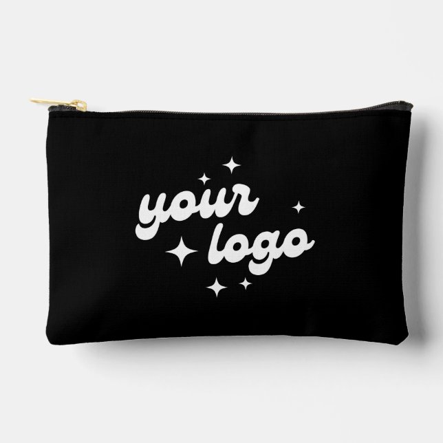 Pochette À Accessoires Black Custom Logo Voyage d'affaires (Recto)