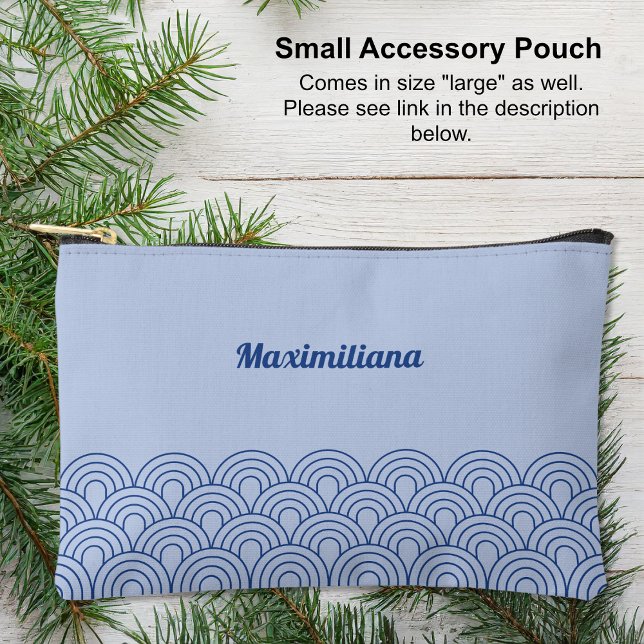 Pochette À Accessoires Bleu - Arches Glam Petit Accessoire Pouch (Small Accessory Pouch - Blue - Arches Glam by Leapfroglisics shop)