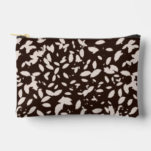 Pochette À Accessoires Bleu noir & blanc Coupe d'impression Coudre petit