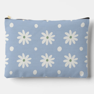 Pochette À Accessoires Bleuet Charmant et pois