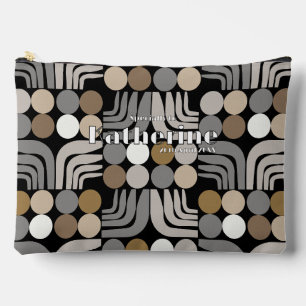 Pochette À Accessoires Bohemian Noir Gris