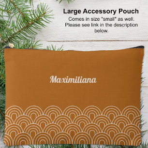 Pochette À Accessoires Boho Brown - Arches Glam Grand Accessoire Pouch