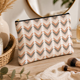 Pochette À Accessoires Boho Chevron