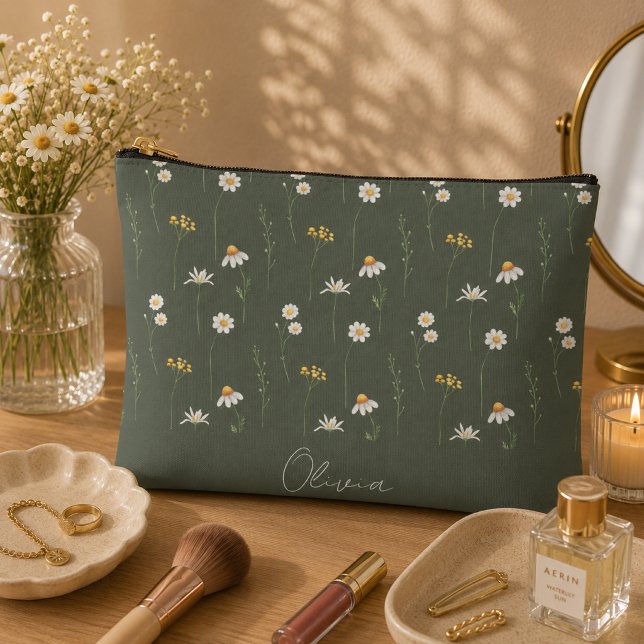 Pochette À Accessoires Boho Floral Arc-en-ciel (Créateur téléchargé)