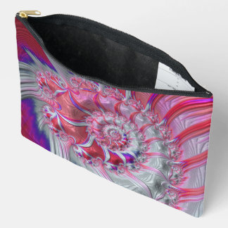 Pochette À Accessoires Boho Hippie Trippy Funky Nautilus Spiral Fractal