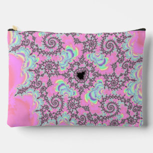 Pochette À Accessoires Boho Hippie Unicorn Pastel Mandelbrot Fractal