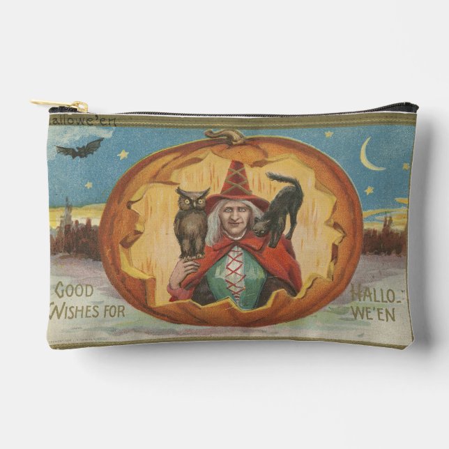 Pochette À Accessoires Bons voeux pour Halloween (Recto)
