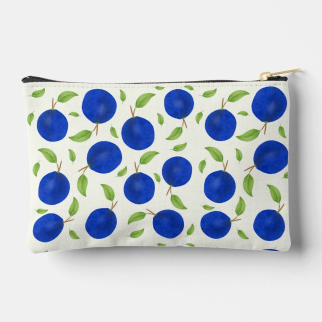 Pochette À Accessoires Botanical Plums Collection Ivory (Verso)