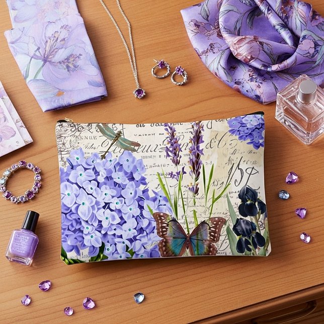 Pochette À Accessoires Botanique vintage (Créateur téléchargé)